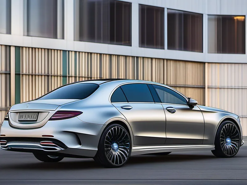 S-Class 2025モデルに搭載されたMBUX Hyperscreenのインターフェース