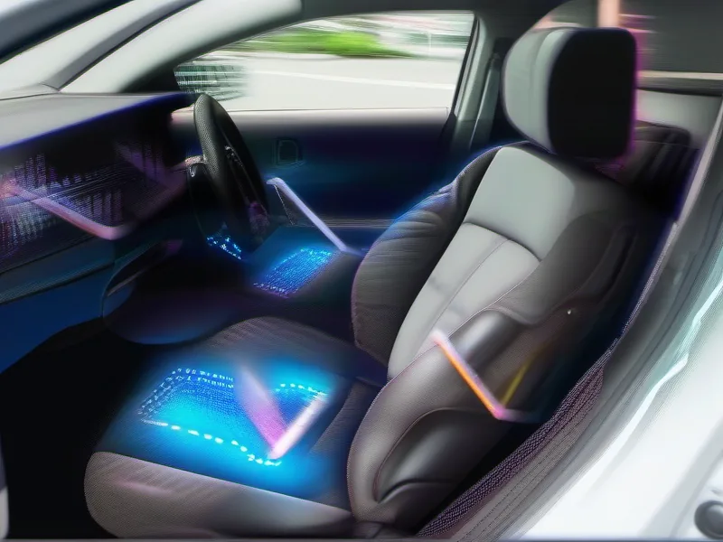 LEDライトで車内を照らすスマート演出