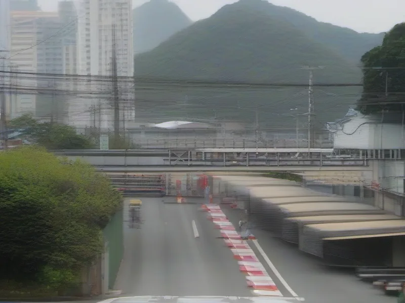 832台が一斉に走る姿、まるで映画のワンシーン